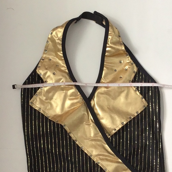 Gold/Black Tuxedo Dance Costume - Picture 10 of 16